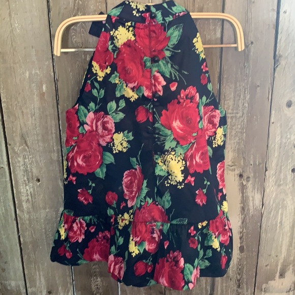 NWT: JANIE AND JACK GIRLS FLORAL COTTON TOP - Picture 4 of 6